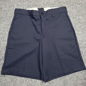 Four Pair Red Kap Shorts Mens 34x10 Navy Work Uniform Flat Front Industrial